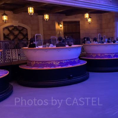 美女と野獣“魔法のものがたり“のライド