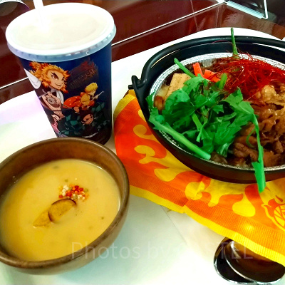牛鍋＆焼きカレーセット（2021年撮影）