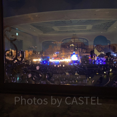 ベッラヴィスタ・ラウンジの窓際席から見たビリーヴ