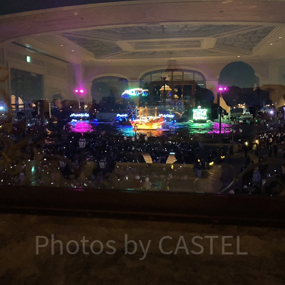 ベッラヴィスタ・ラウンジの窓際席から見たビリーヴ