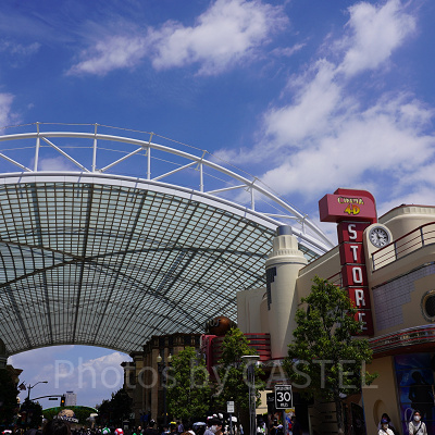 ビバリーヒルズのキャノピー（アーケード）／USJ