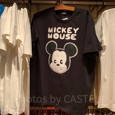 ビッグシルエットフェイスTシャツ（ブラック）