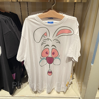 ビッグシルエットTシャツ（白うさぎ）