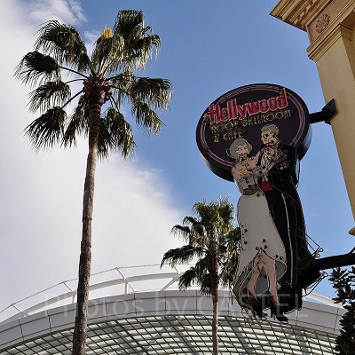 USJハリウッドエリアの看板