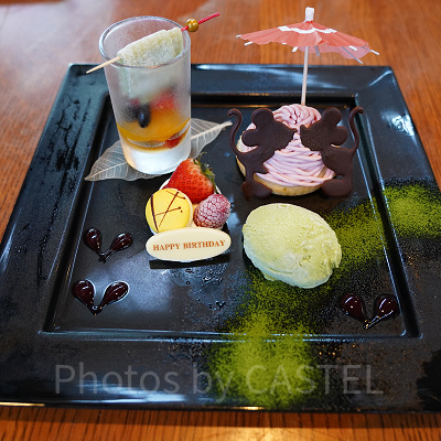 お誕生日のサプライズデザート☆