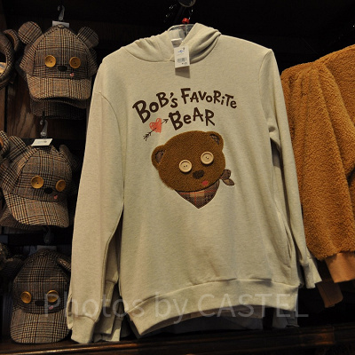 BOB's FAVORITE BEARシリーズのティムフード付きパーカー