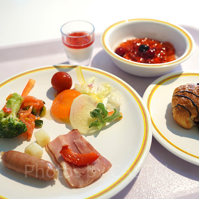 ロッツォ・ガーデンカフェの朝食