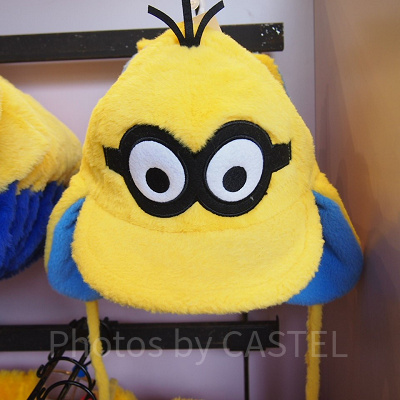 ミニオン耳あて付きキャップ