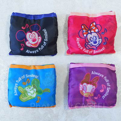 ディズニーガチャガチャのエコバッグ：Always full of Smiles!