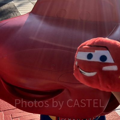 カーズのデコレーション（ディズニーシー旅行）