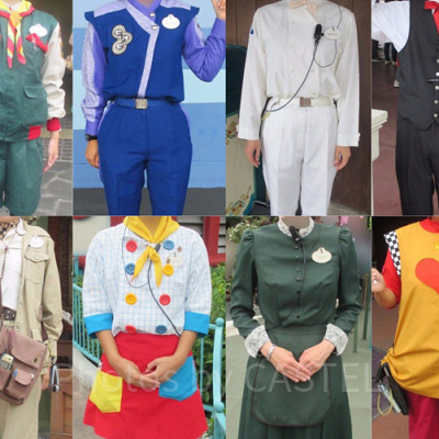 パークで見られるキャストコスチューム