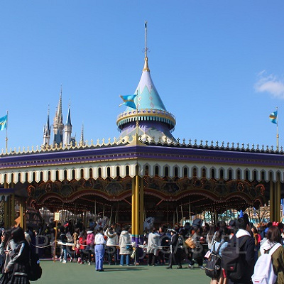 日中のキャッスルカルーセル