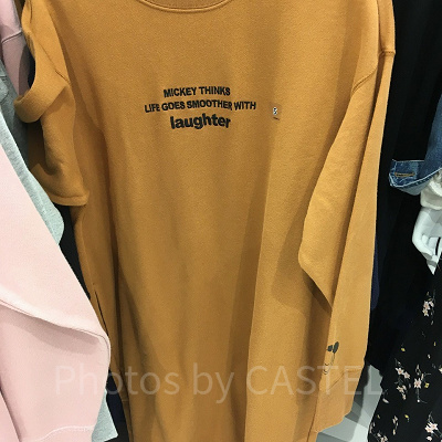 セレブレイトミッキースウェットワンピース（ブラウン）