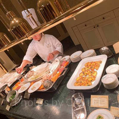 レストランでお祝い