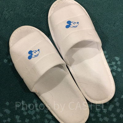 セレブレーションホテルのアメニティ：スリッパ