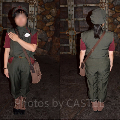 ディズニーストア キャスト コスチューム インディ・ジョーンズキャストのコスチューム（女性