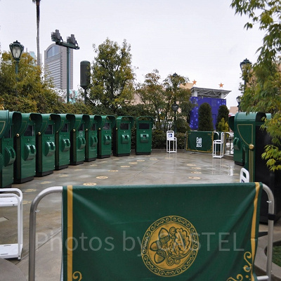 セントラルパークの発券所／ユニバ