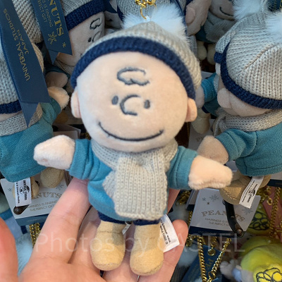 チャーリーブラウンマスコットキーチェーン（USJクリスマスグッズ2023）