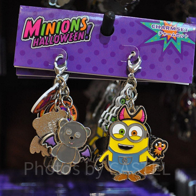 オオカミ男「ボブ」とコウモリ「ティム」のチャームセット