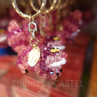 チェシャ猫キーチェーン