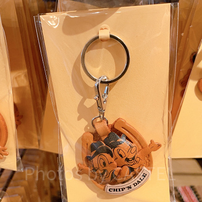 チップとデールのレザーキーチェーン