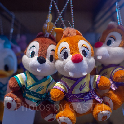 チップとデールぬいぐるみバッジ