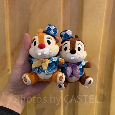 チップとデールぬいぐるみバッジセット(ディズニーシー25周年グッズ)