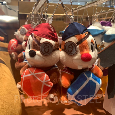 チップとデールぬいぐるみバッジセット