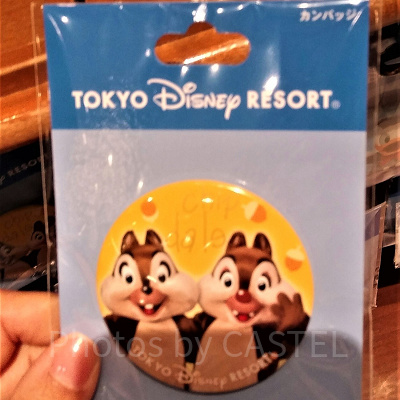 チップ＆デール実写缶バッチ