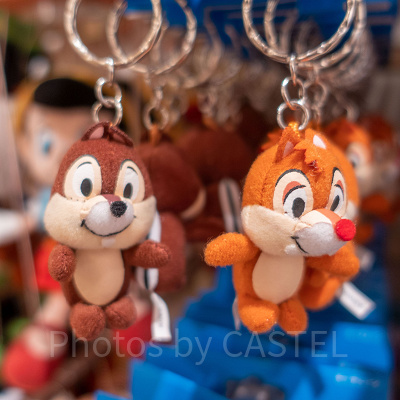 チップ＆デールぬいぐるみキーホルダー