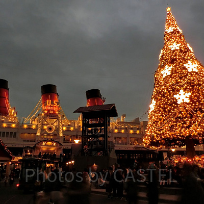 ディズニーシーのクリスマス