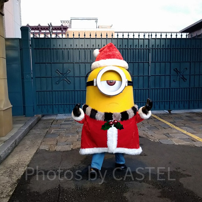 クリスマスバージョンのミニオン