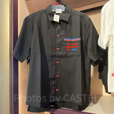 ユニバハロウィン2022グッズ：チャッキーのバックプリントシャツ