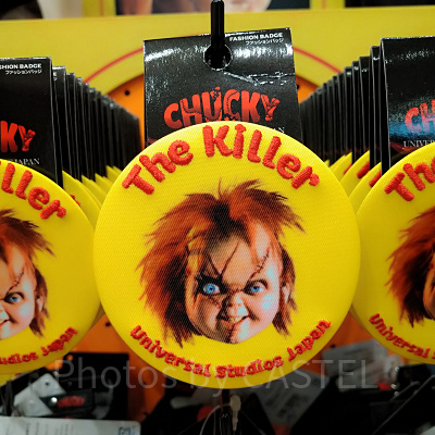 チャッキーのファッションバッジ