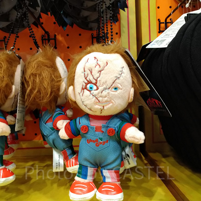 チャッキーのぬいぐるみキーチェーン