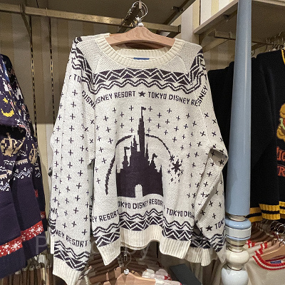 シンデレラ城セーター(ブラック)