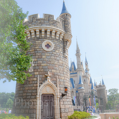 シンデレラ城の塔