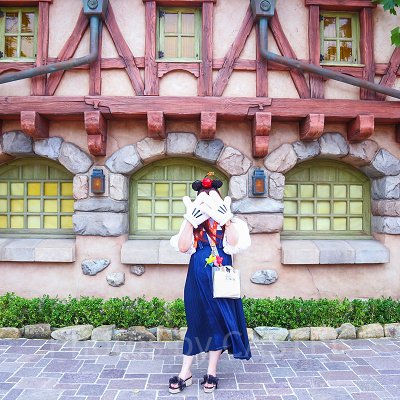 美女と野獣エリアの街並み