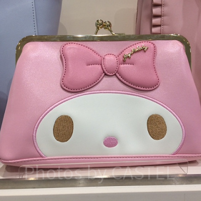 ウォレット機能付きがま口ショルダーバッグ　マイメロディ