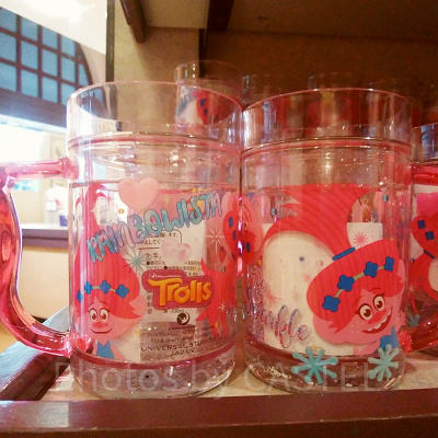 ポピーのラメ入りクリアカップ