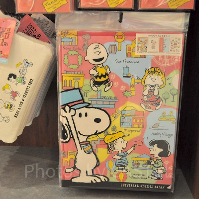 クリアファイル4枚セット／WHAT A FUN PEANUTS TOUR