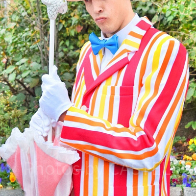 ショー・パレード鑑賞中は日傘を閉じよう