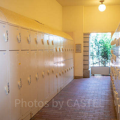 コインロッカーの様子（リゾートライン下）