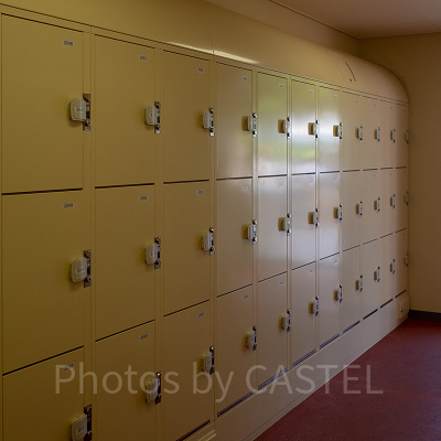 コインロッカーの様子（メインストリート・ハウス横）