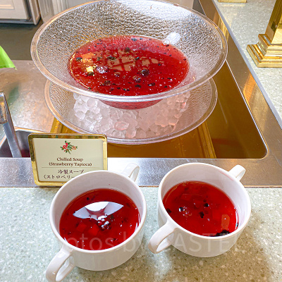 冷製スープ（ストロベリータピオカ）