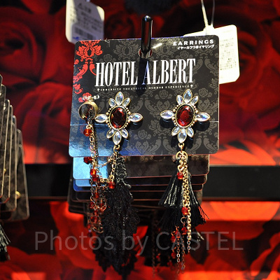 カラーストーンイヤリング