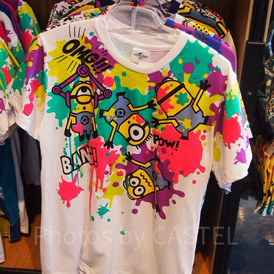 カラフルミニオン立体プリントTシャツ