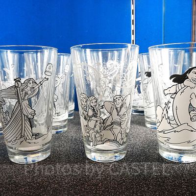 コミック風グラス