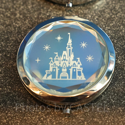 シンデレラ城デザインのコンパクトミラー