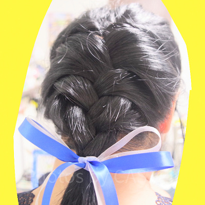 リボンをつけて完成！